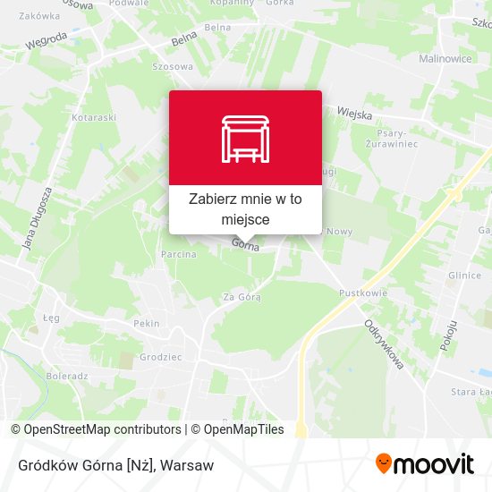 Mapa Gródków Górna [Nż]