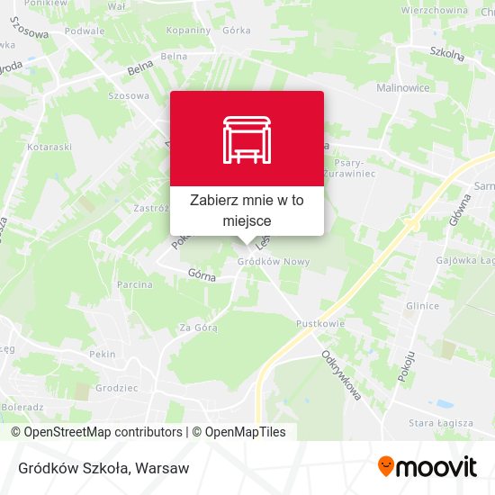 Mapa Gródków Szkoła