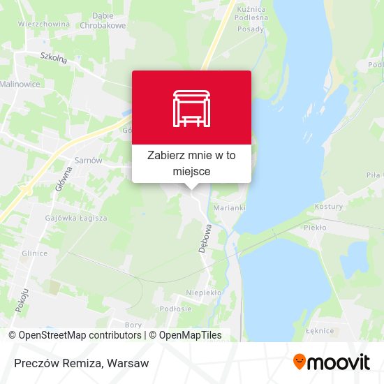 Mapa Preczów Remiza