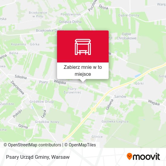 Mapa Psary Urząd Gminy