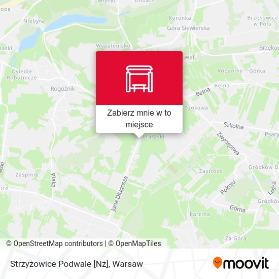 Mapa Strzyżowice Podwale [Nż]