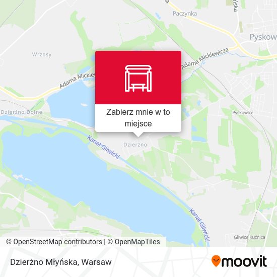 Mapa Dzierżno Młyńska