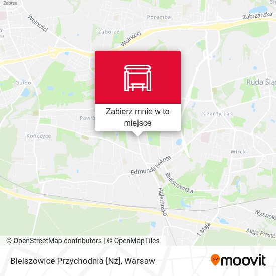 Mapa Bielszowice Przychodnia [Nż]