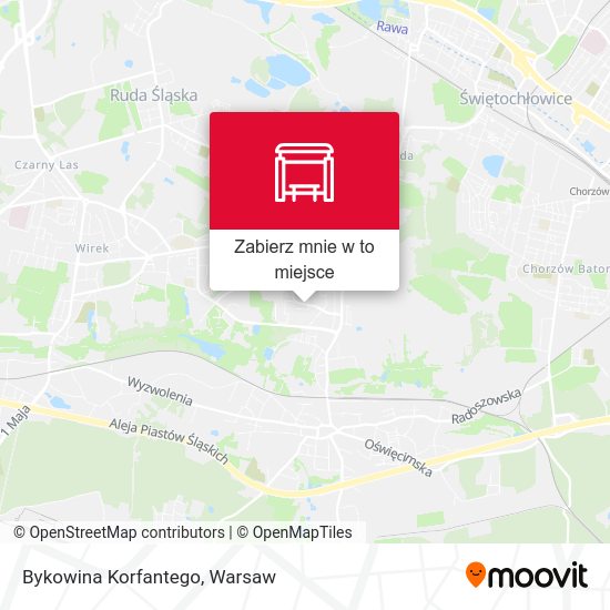 Mapa Bykowina Korfantego