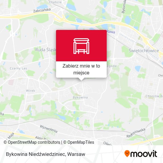 Mapa Bykowina Niedźwiedziniec