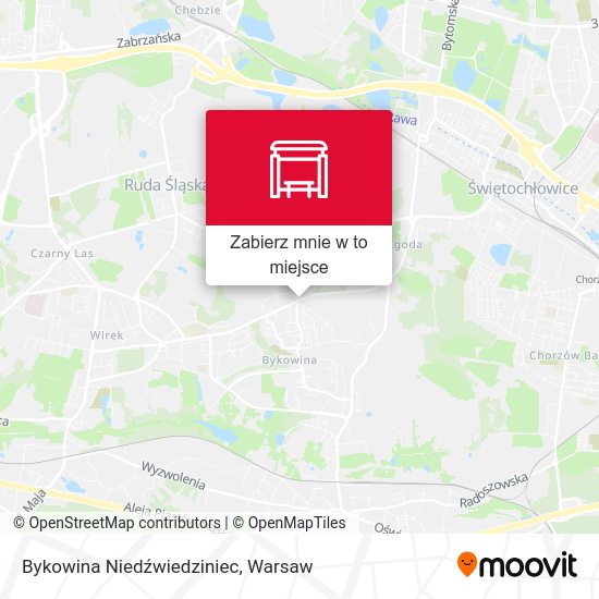 Mapa Bykowina Niedźwiedziniec