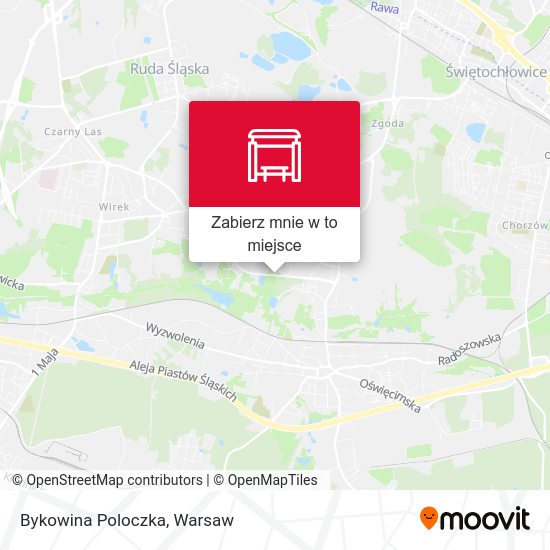 Mapa Bykowina Poloczka