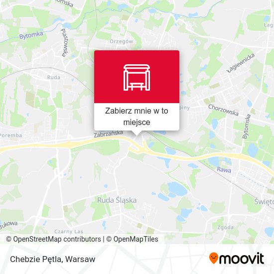 Mapa Chebzie Pętla