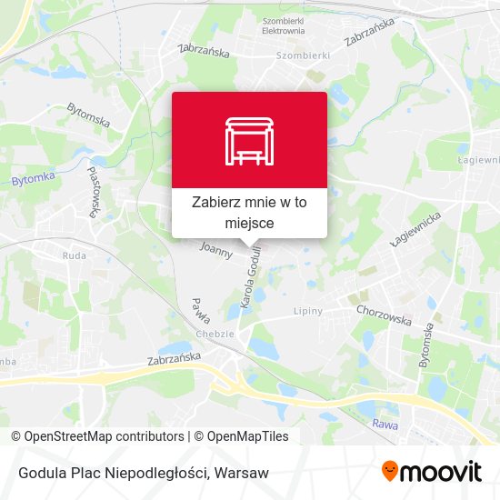 Mapa Godula Plac Niepodległości