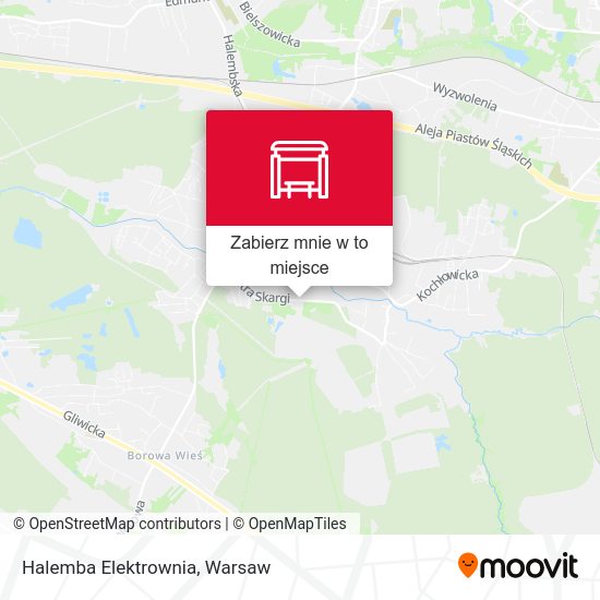 Mapa Halemba Elektrownia