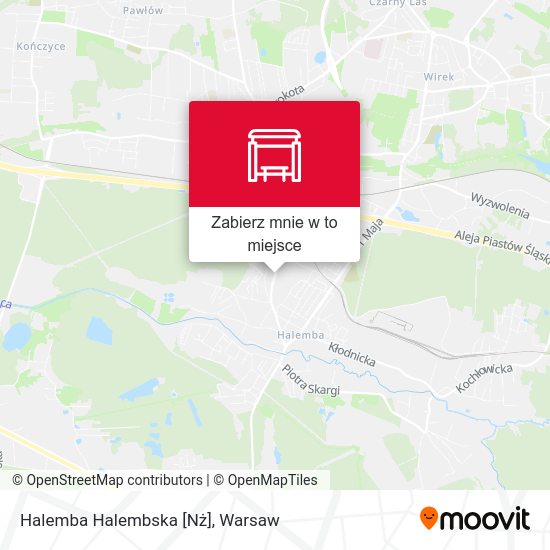 Mapa Halemba Halembska [Nż]