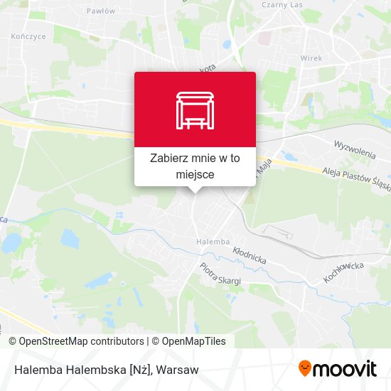 Mapa Halemba Halembska [Nż]