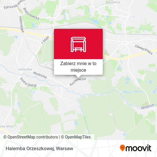 Mapa Halemba Orzeszkowej