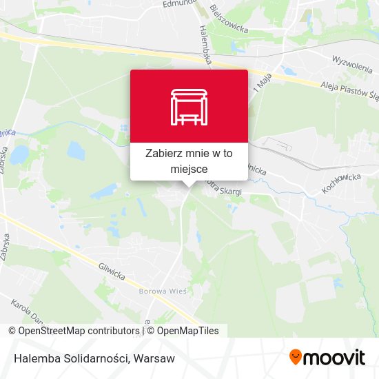 Mapa Halemba Solidarności