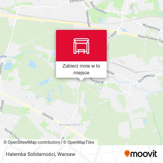 Mapa Halemba Solidarności