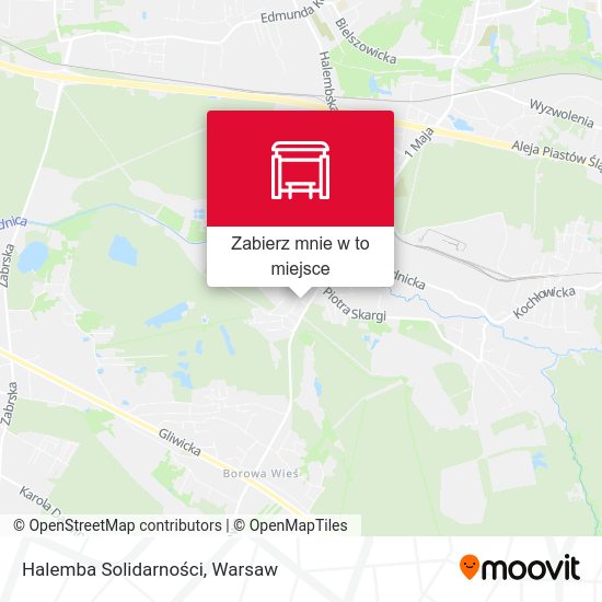 Mapa Halemba Solidarności