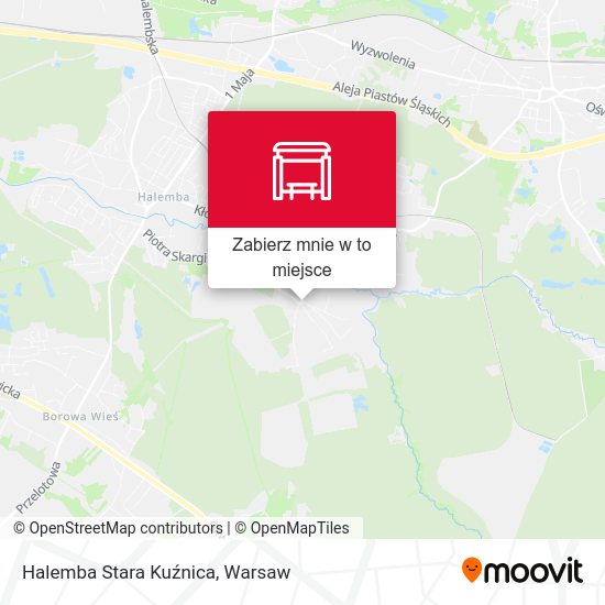 Mapa Halemba Stara Kuźnica