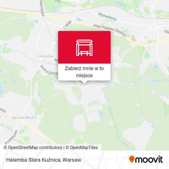 Mapa Halemba Stara Kuźnica