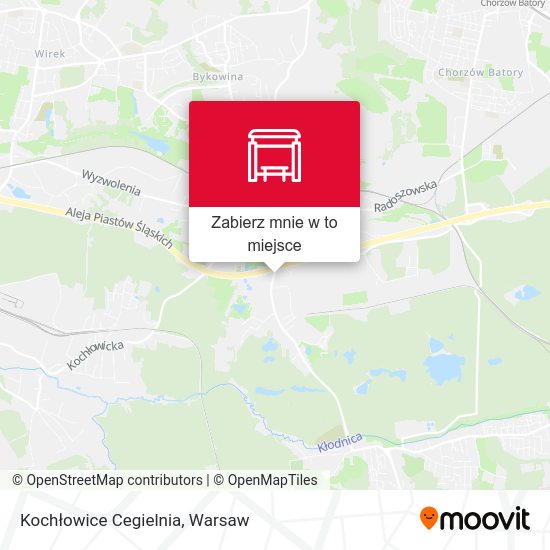 Mapa Kochłowice Cegielnia