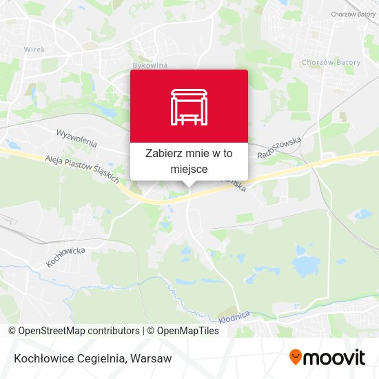 Mapa Kochłowice Cegielnia