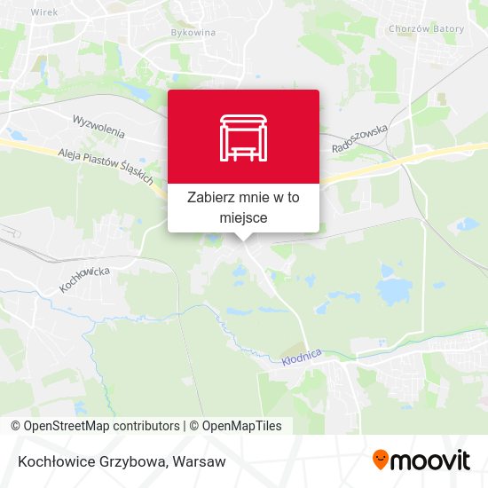 Mapa Kochłowice Grzybowa