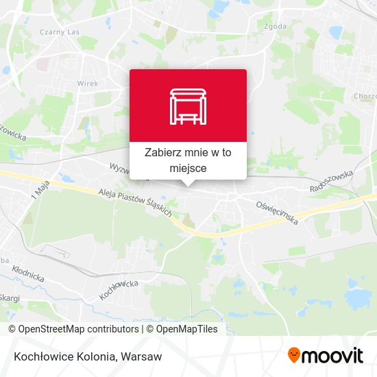 Mapa Kochłowice Kolonia