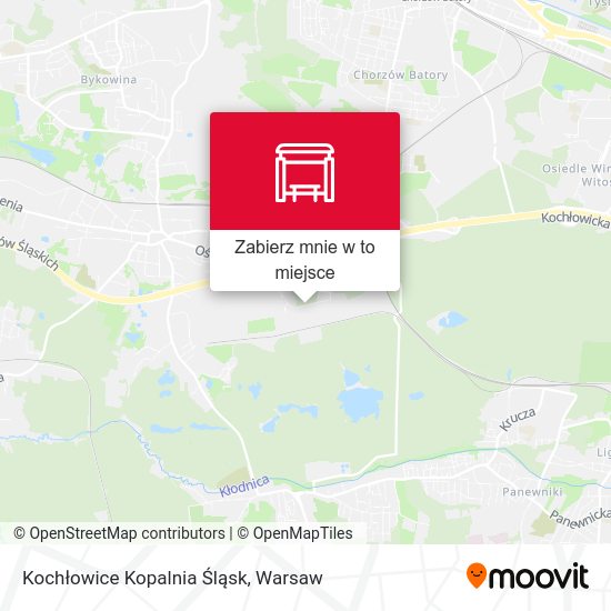 Mapa Kochłowice Kopalnia Śląsk