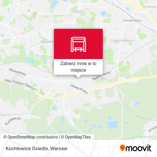 Mapa Kochłowice Osiedle