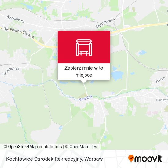 Mapa Kochłowice Ośrodek Rekreacyjny