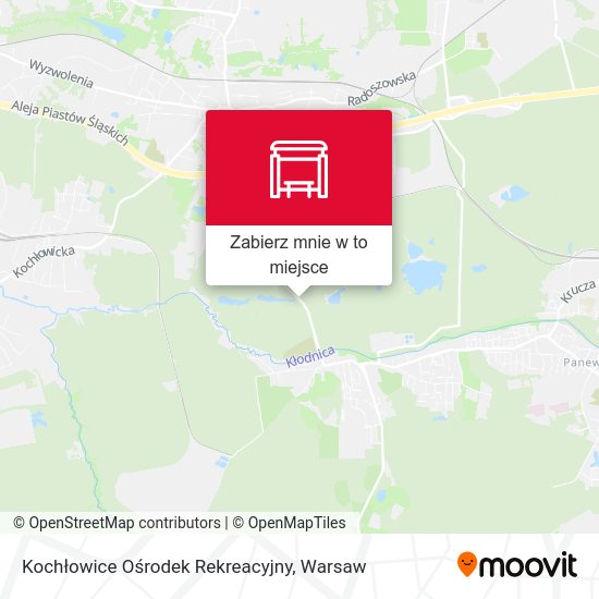 Mapa Kochłowice Ośrodek Rekreacyjny