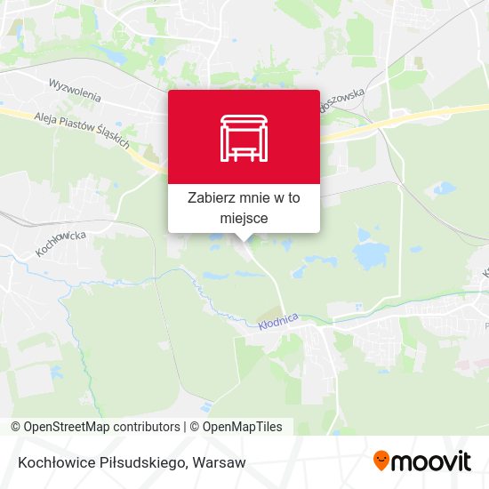 Mapa Kochłowice Piłsudskiego