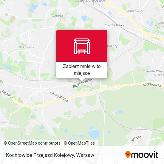 Mapa Kochłowice Przejazd Kolejowy