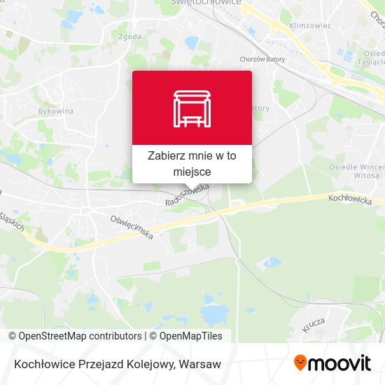 Mapa Kochłowice Przejazd Kolejowy