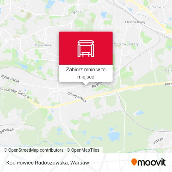 Mapa Kochłowice Radoszowska