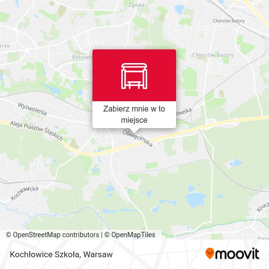 Mapa Kochłowice Szkoła