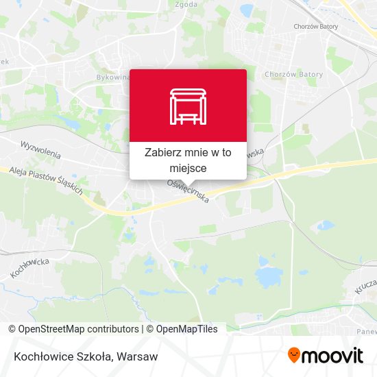 Mapa Kochłowice Szkoła