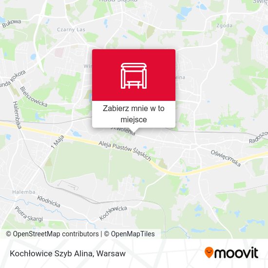 Mapa Kochłowice Szyb Alina