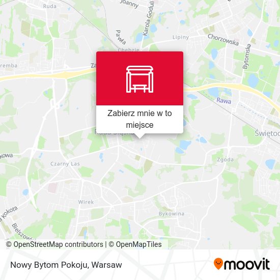 Mapa Nowy Bytom Pokoju