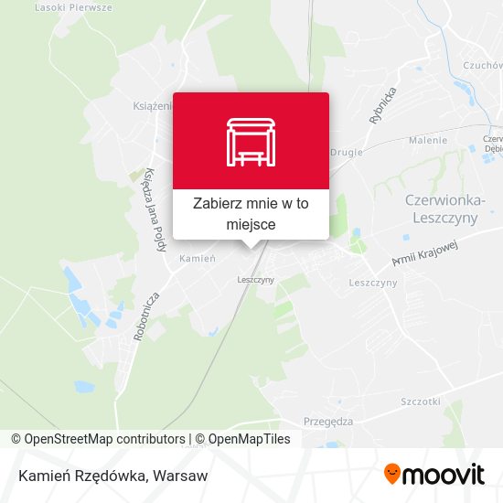 Mapa Kamień Rzędówka