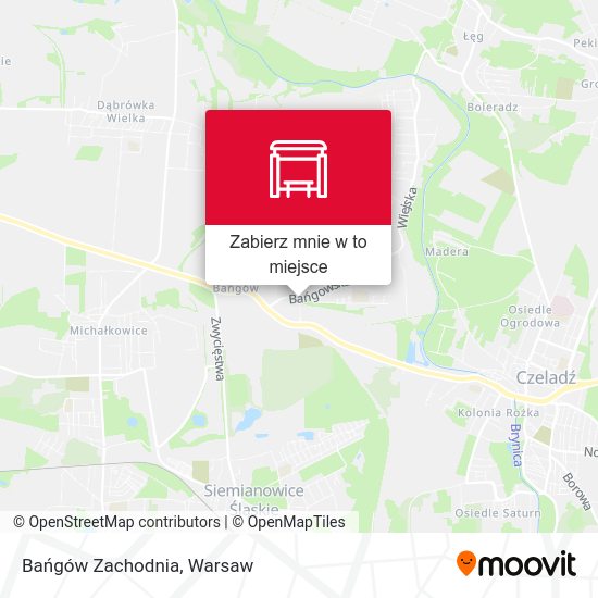 Mapa Bańgów Zachodnia