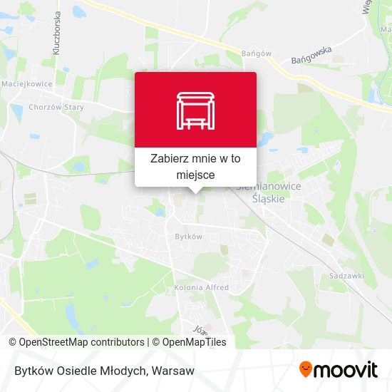 Mapa Bytków Osiedle Młodych