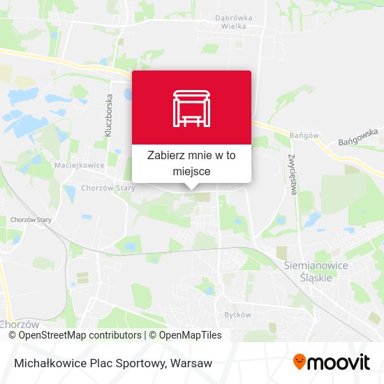 Mapa Michałkowice Plac Sportowy