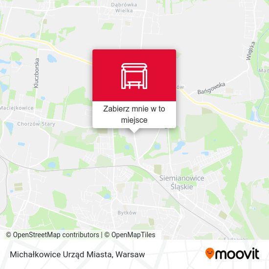 Mapa Michałkowice Urząd Miasta