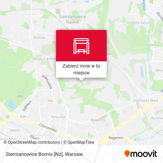 Mapa Siemianowice Bomis [Nż]