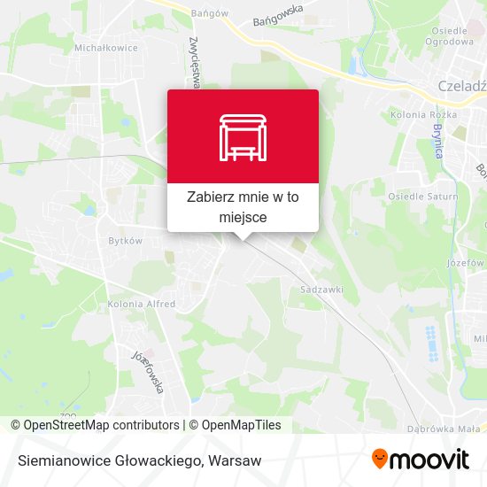 Mapa Siemianowice Głowackiego