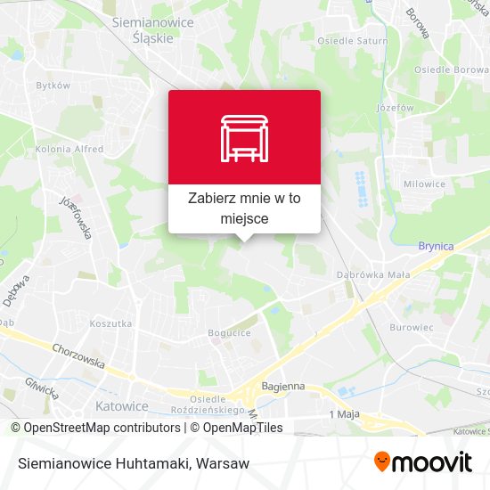 Mapa Siemianowice Huhtamaki