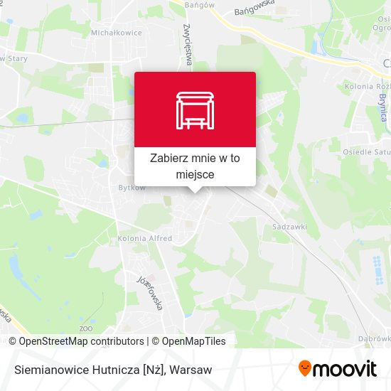 Mapa Siemianowice Hutnicza [Nż]