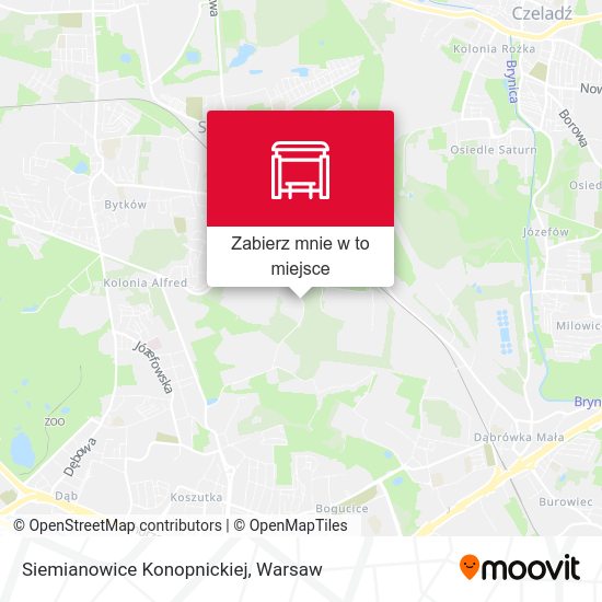 Mapa Siemianowice Konopnickiej