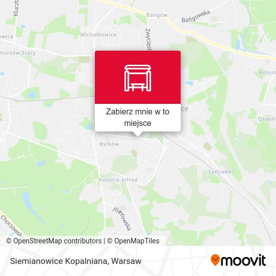 Mapa Siemianowice Kopalniana