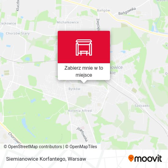 Mapa Siemianowice Korfantego